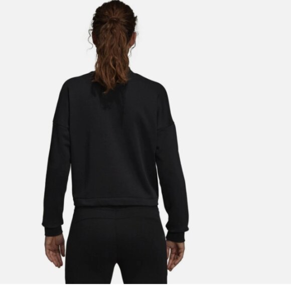 Adidas Originals Women's Sports ID Sweatshirt Black Size Large - Picture 2 of 10